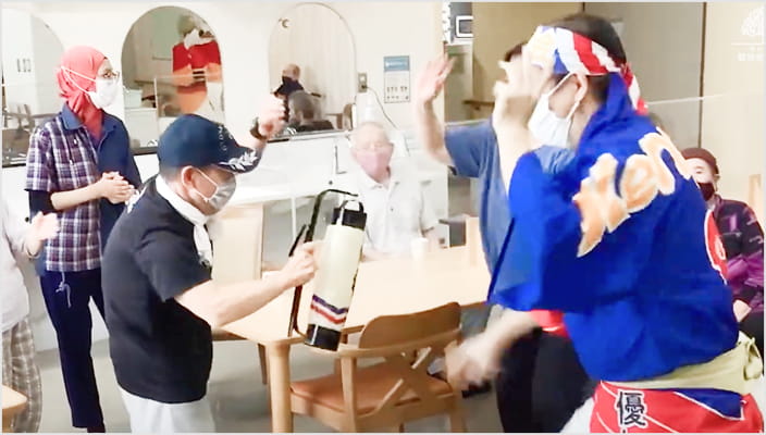 健祥会グループ連阿波踊り